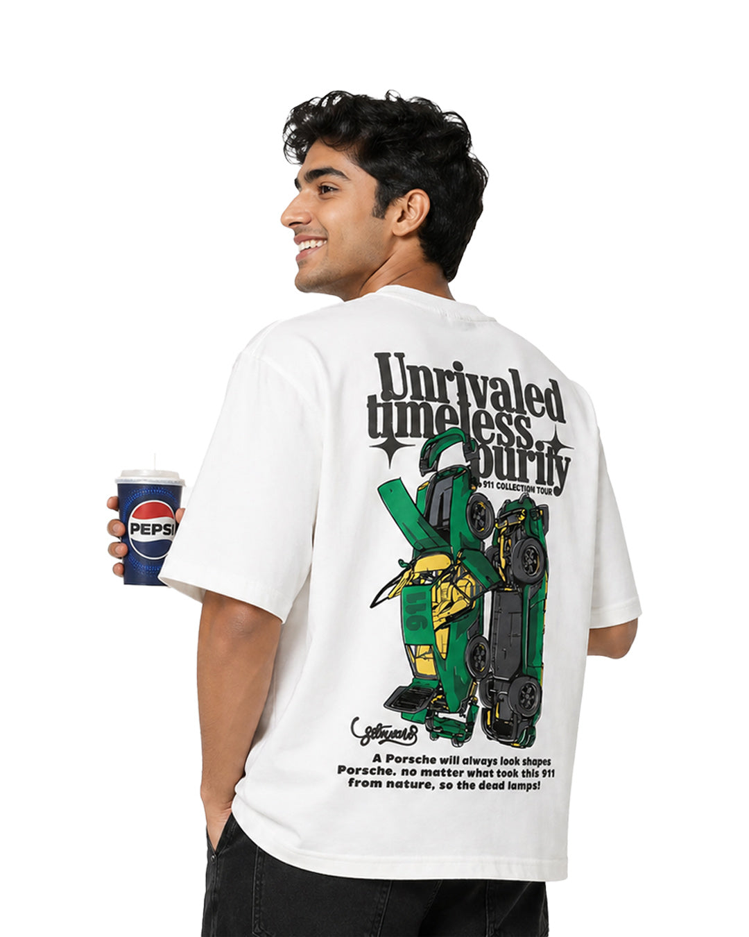 911 Graphic Oversized T-Shirt