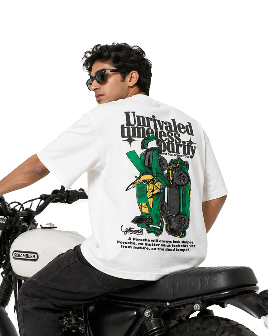 911 Graphic Oversized T-Shirt